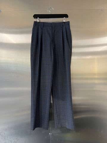 Hiromichi Nakano SS1997 Checked Suit Trousers (W28)