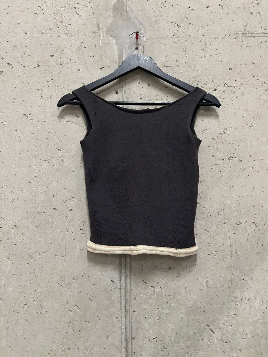 Comme Des Garçons AD2000 Knitted Vest (XS)