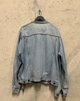 Armani Jeans 1980s Light Wash Denim Jacket (XL)