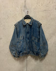Vintage 1990s Panelled Denim Jacket (L)