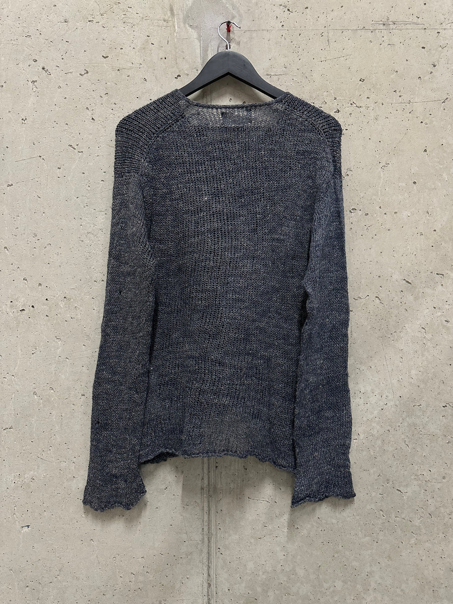 Comme Des Garçons SS1999 Distressed Knit Sweater (M)