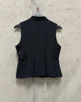 Hiroko Koshino AW2003 Panelled Grey Vest (XS)