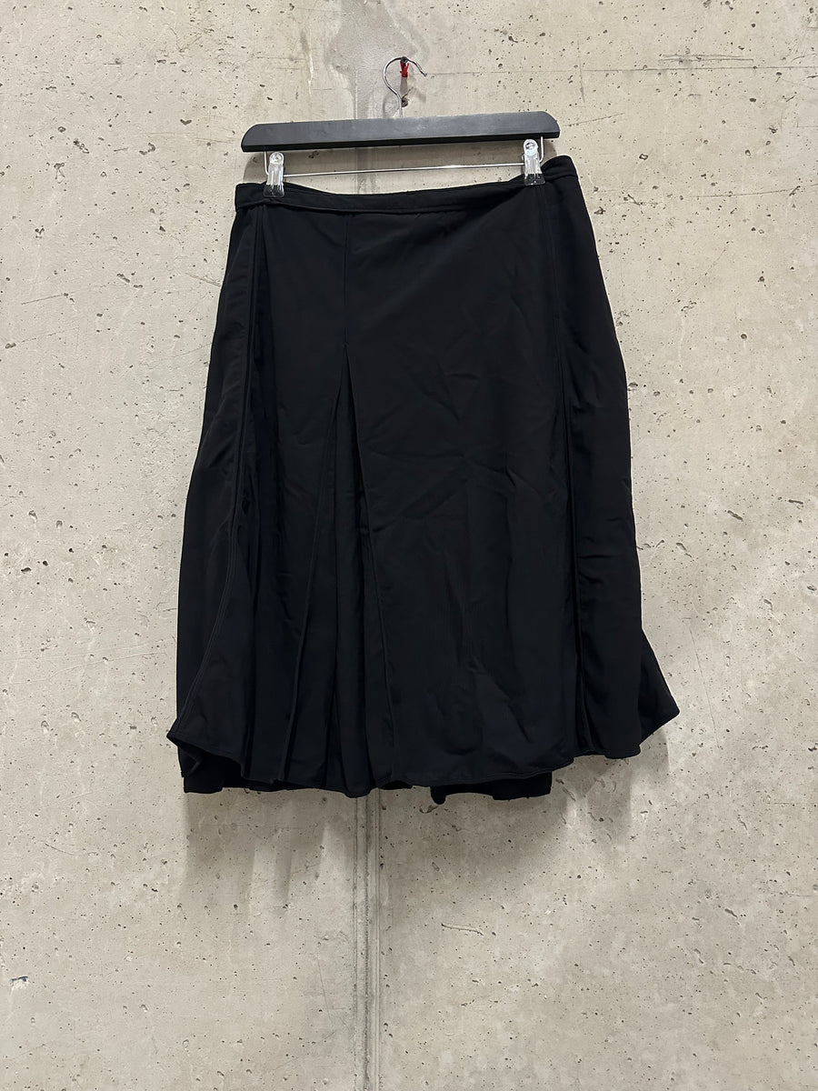 Fendi 1980s Pleated Button-Up Skirt (30W)