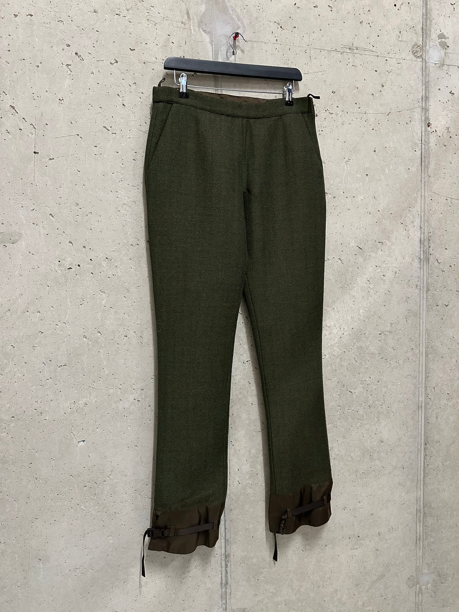Miu Miu AW1999 Wool Buckle Trousers (32W)