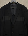 Comme Des Garçons AW1993 Black Panelled Linen Blazer (M)