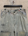 Ralph Lauren 1990s Washed Denim Trousers (W38)