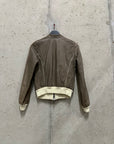 Emporio Armani 1990s Tanned Leather Jacket (XS)
