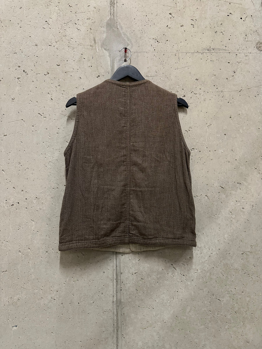 Kapital 1990s Reversible Cotton Vest (M)