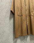 Y’s By Yohji Yamamoto 1990s Tanned Hooded Overcoat (XL)