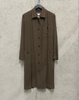 Issey Miyake 1990s Pleated Lightweight Overcoat (M)