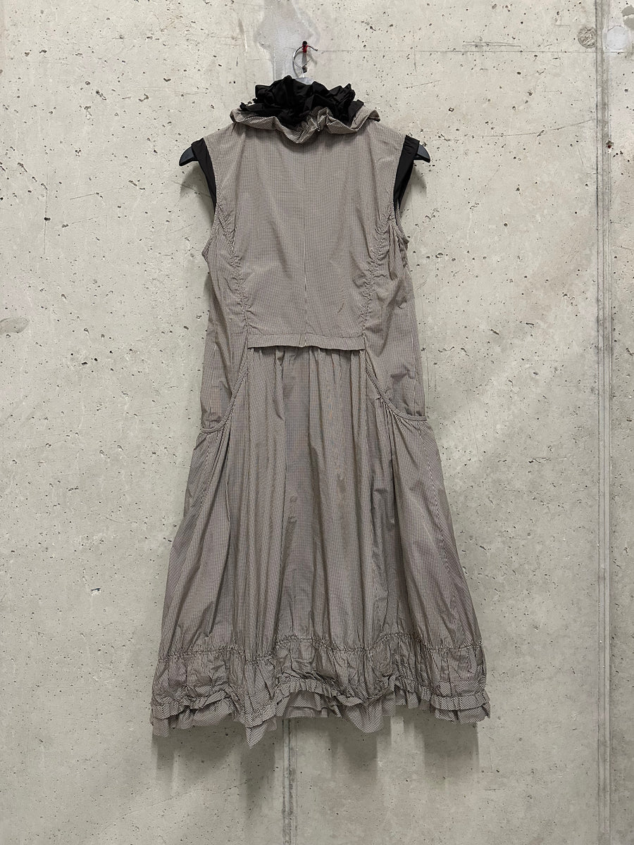 Hiroko Koshino 2000s Textured Long Dress (S)
