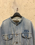 Armani Jeans 1980s Light Wash Denim Jacket (XL)