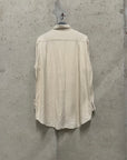 Y’s By Yohji Yamamoto 1990s Cream Oversized Shirt (L)