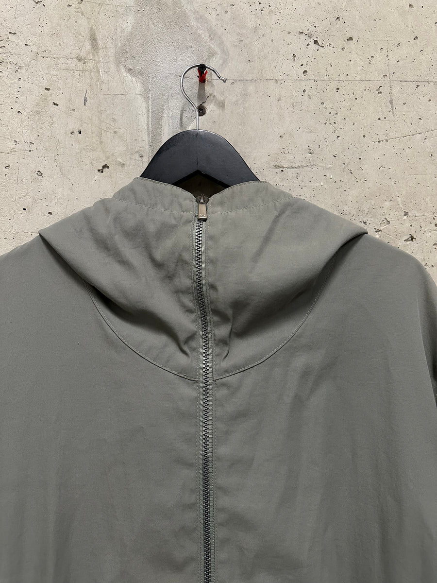 Emporio Armani AW1999 Long Grey Hooded Coat (XL)