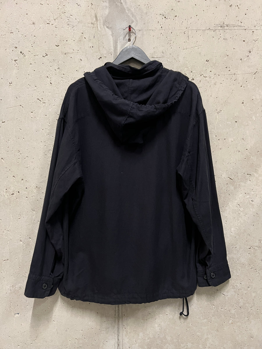 Issey Miyake AW1999 1/4 Button Hooded Pullover (XL)