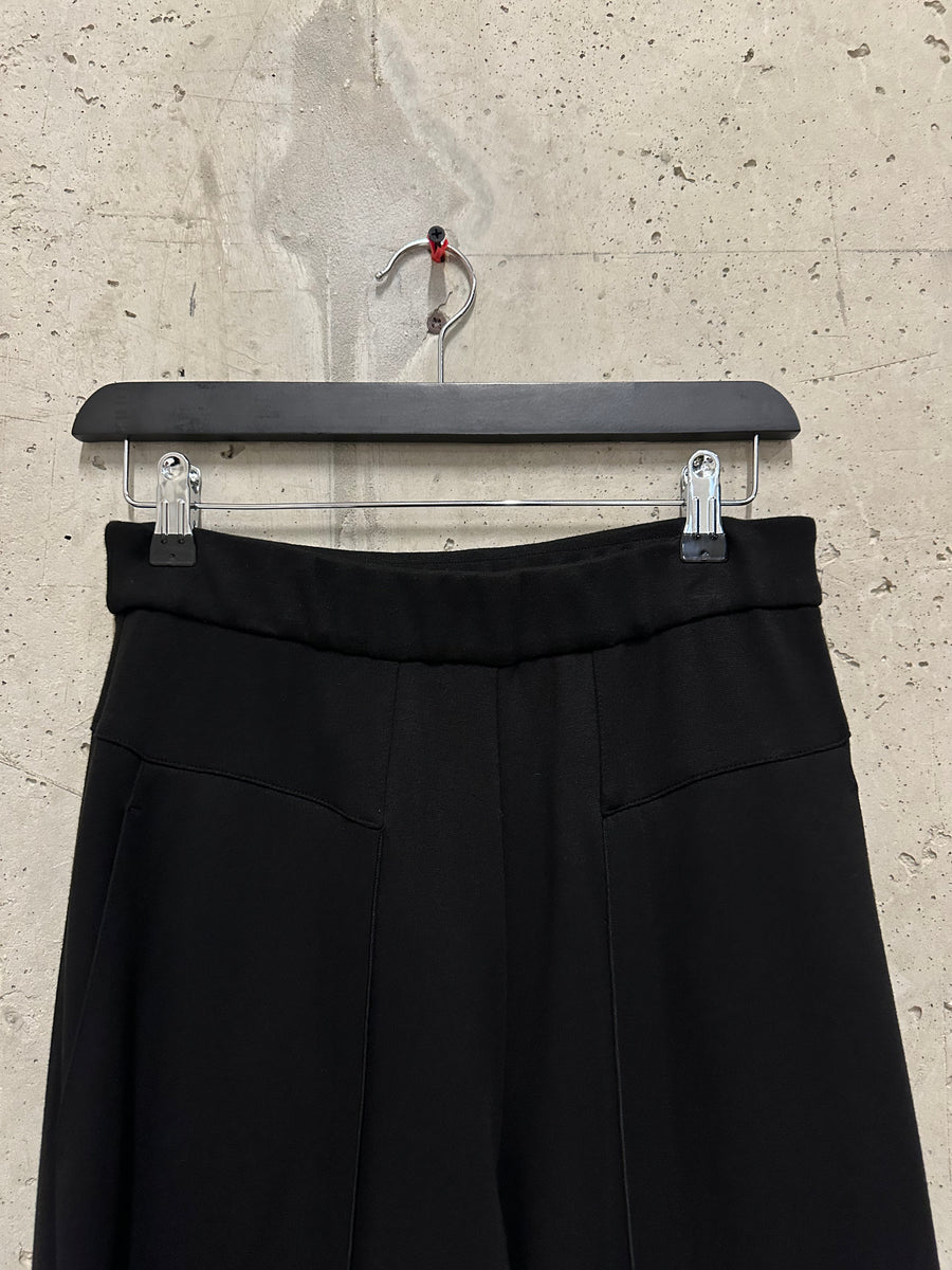 Hiroko Koshino 2000s Black Wool Trousers (W26)