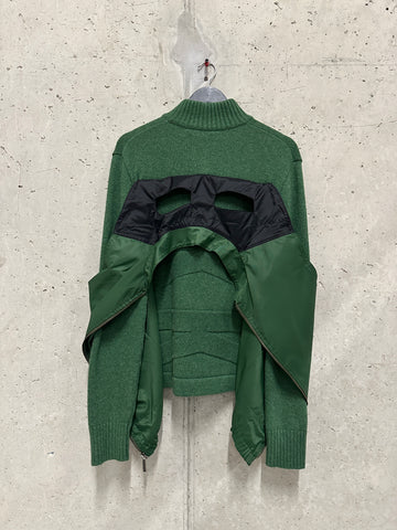 Dirk Bikkembergs AW2000 Layered Fabric Jacket (M)