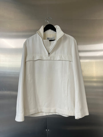 SO by Alexander Van Slobbe 2000s White Pullover Jacket (L)