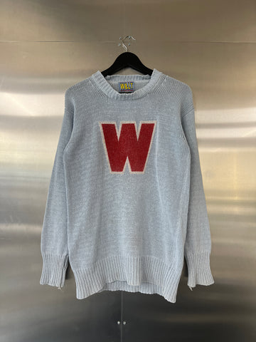 Wild & Lethal Trash 1990s "W" Knitted Sweater (M)